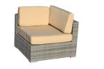 Panama Outdoor Brown Wickers Sectional Patio Set