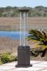 Mocha Finish Square Flame Patio Heater
