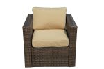 Trudy Wicker 4-piece Rattan Outdoor Patio Furniture Set