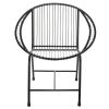 Veranda Metal Wire Chair, Black Filigree