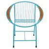 Brooklyn Metal Wire Chair, Blue