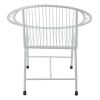 Veranda Metal Wire Chair, White Filigree