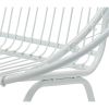 Veranda Metal Wire Chair, White Filigree