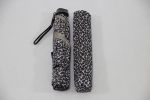 Off-white Leopard Automatic Compact Umbrella Patio Umbrella