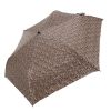 Beige Leopard Automatic Compact Umbrella Patio Umbrella