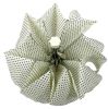 Light Green Dots Automatic Compact Umbrella Patio Umbrella