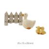 Mom Duck & Babies Duck Figurines for Pot Plant, Plant Decor