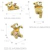 Set of 3 Funny Bears Figurines for Pot Plant, Plant Decor