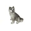 Set of 3 Pretty Lovely Mini Huskies Dog Figurines for Pot Plant