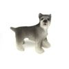 Set of 3 Pretty Lovely Mini Schnauzer Dog Figurines for Pot Plant, Plant Decor