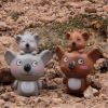 Set of 4 Creative Pretty Lovely Mini Koala  Figurines for Pot Plant