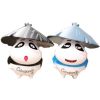 Set of 4 Panda Figurines for Pot Plant, Home Decor