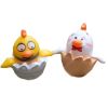 Set of 4 Creative Lovely Mini Egg/Chick Figurines Flower Pot Decor 3 CM