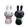 Set of 4 Creative Lovely Mini Rabbit Figurine Flower Pot Decor 2.5 CM