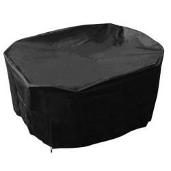 70"" Round Patio Cover Black