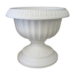 Bloem 12in Grecian Urn White, 12 pack