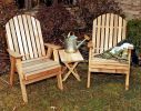 Cedar Fanback Patio Chair