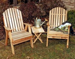Cedar Fanback Patio Chair