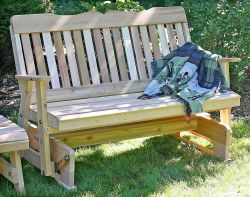 2' Cedar Countryside Rocking Glider