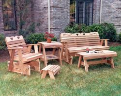 Cedar Country Hearts Glider Collection