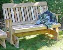 4' Cedar Countryside Rocking Glider