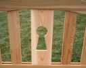 2' Cedar Keyway Garden Bench