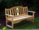 4' Cedar Keyway Garden Bench