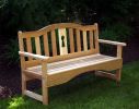 6' Cedar Keyway Garden Bench