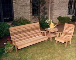 Cedar Twin Ponds Bench & Chair Collection
