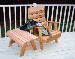 Cedar Twin Ponds Chair & Table Set