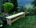 5' Cedar 1800 Traditional Bench w/ Slant Brace