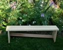 5' Cedar 1800 Traditional Bench w/ Slant Brace