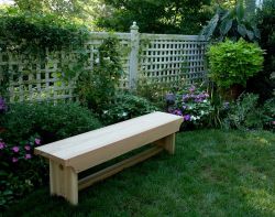 5' Cedar 1805 Traditional Heavy Duty Bench