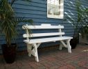 4' Cedar Tab Back Bench