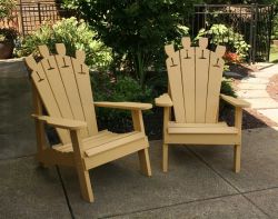 Cedar Wine Glass Adirondack Chair