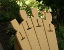 Cedar Wine Glass Adirondack Chair