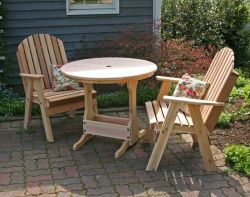 Cedar Fanback Bistro Set