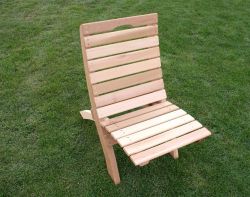 Cedar Traveling Style Folding Chair