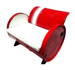Stingray Armchair Red/White
