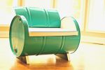BelAir Armchair white/Turquoise