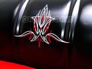 Deuce Armchair Black/Red
