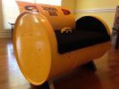 Drum Works Furniture Home Office Schoolbus Armchair And Storage Black/Yellow