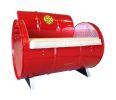 Drum Works Furniture Home Office Fire Chief Armchair And Storage Beige/Red