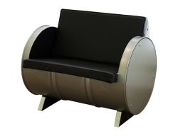 Drum Works Furniture Home Office P-51 Armchair - Grey