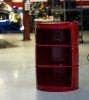 Drum Works Furniture Home Kitchen Storage Drum Shelf Unit - Red