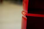 Drum Works Furniture Home Kitchen Storage Drum Shelf Unit - Red