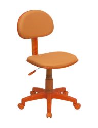 Flash Furniture Orange Fabric Ergonomic Swivel Task Chair