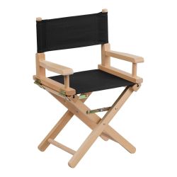 Flash Furniture Kid Size Directors Chair in Black