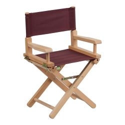 Flash Furniture Kid Size Directors Chair in Brown