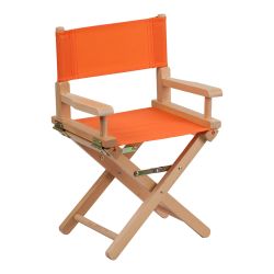Flash Furniture Kid Size Directors Chair in Orange